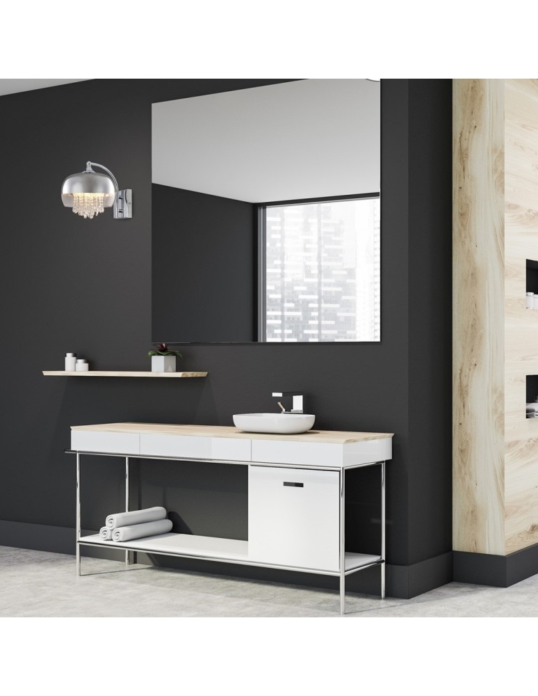 Glamour wall lamps - Milagro Wall lamp LUNA 1xE14 LED ML3803 - product kolory-swiatla.pl 6