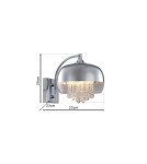 Glamour wall lamps - Milagro Wall lamp LUNA 1xE14 LED ML3803 - product 9