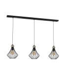 Milagro Lampa wisząca JEWEL BLACK 3xE27 MLP4209