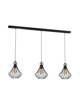 Milagro Lampa wisząca JEWEL BLACK 3xE27 MLP4209