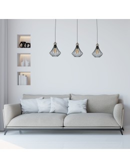 Milagro Lampa wisząca JEWEL BLACK 3xE27 MLP4209 - produkt 2