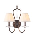 Chandelier wall lamps - Elstead PIMLICO 2x60W E14 PM2 DB Wall lamp. - product 2