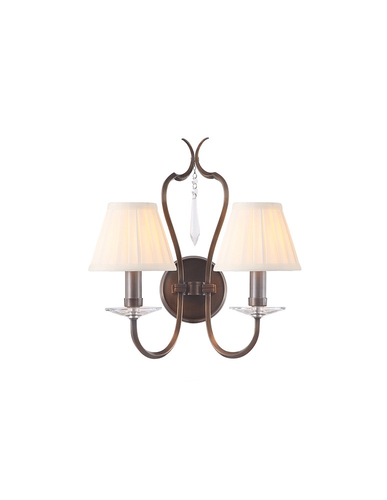 Chandelier wall lamps - Elstead PIMLICO 2x60W E14 PM2 DB Wall lamp. - product kolory-swiatla.pl 2