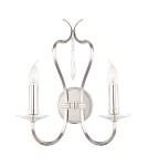 Chandelier wall lamps - Elstead PIMLICO 2x60W E14 PM2 PN Wall lamp. - product 1