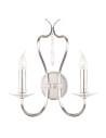 Elstead PIMLICO 2x60W E14 PM2 PN Wall lamp.