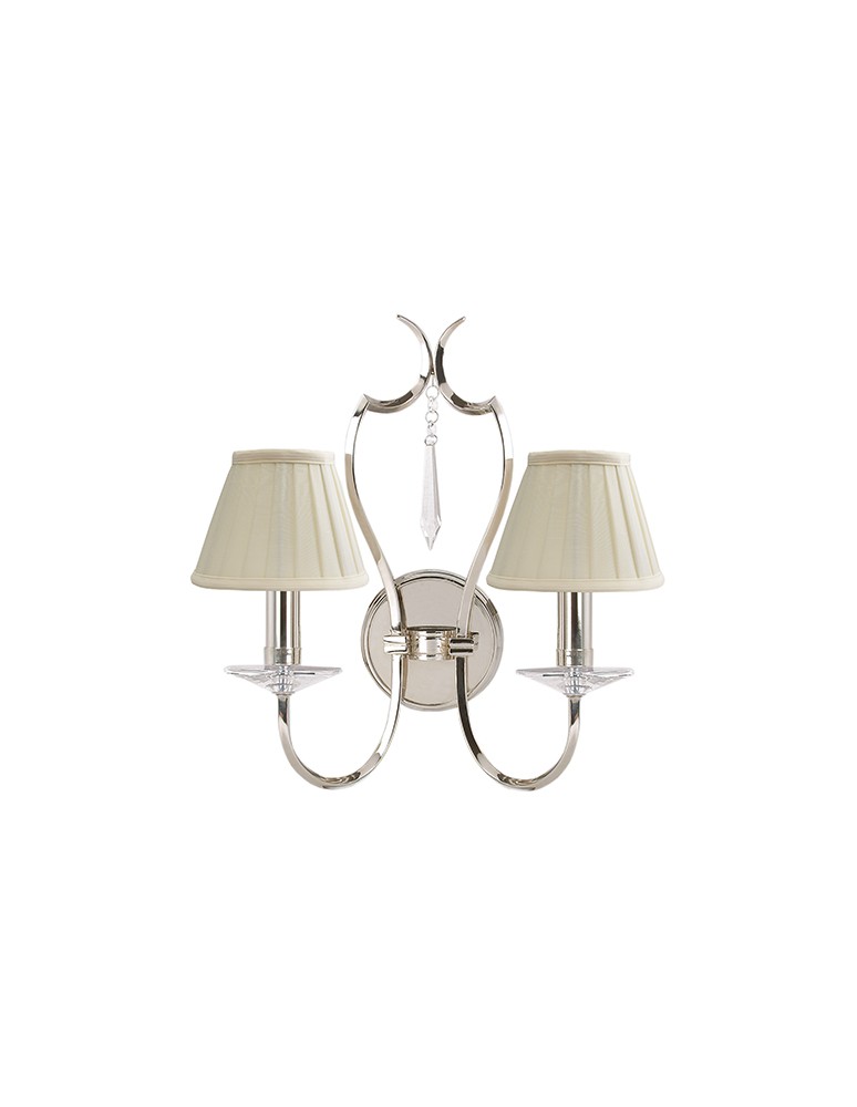 Chandelier wall lamps - Elstead PIMLICO 2x60W E14 PM2 PN Wall lamp. - product kolory-swiatla.pl 2