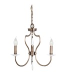 Chandelier chandeliers - Elstead PIMLICO 3x60W E14 PM3 DB Pendant. - product 1