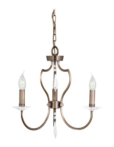 Elstead PIMLICO 3x60W E14 PM3 DB Pendant.