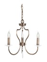 Elstead PIMLICO 3x60W E14 PM3 DB Pendant.