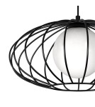 Milagro Lampa Wisząca KRONOS BLACK 1xE14 MLP4422