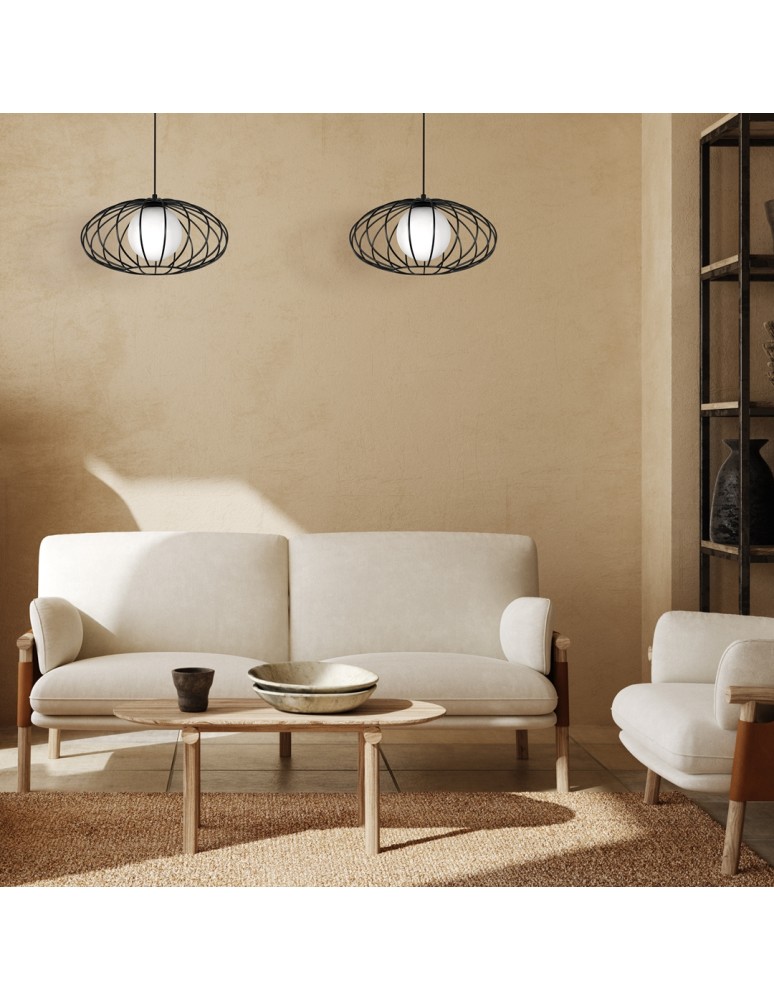 Milagro Lampa Wisząca KRONOS BLACK 1xE14 MLP4422