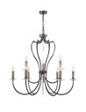 Elstead PIMLICO 9x60W E14 PM9 DB Pendant.