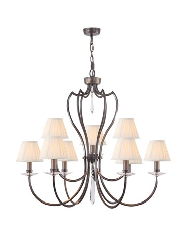 Elstead PIMLICO 9x60W E14 PM9 DB Pendant. - product 2