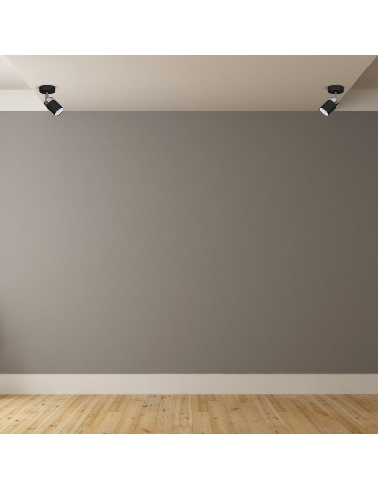 Adjustable ceiling lamps - spots - Milagro Wall lamp JOKER BLACK 1xGU10 MLP910 - product kolory-swiatla.pl 5