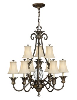 Hinkley PLANTATION 10x60W E14 HK/PLANT10 PZ Wisząca