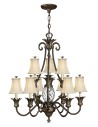Hinkley PLANTATION 10x60W E14 HK/PLANT10 PZ Pendant.