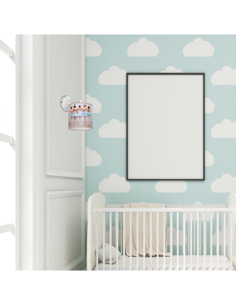 Children's wall lamps - Milagro Wall lamp BALLERINA 1xE27 MLP4310 - product kolory-swiatla.pl 3