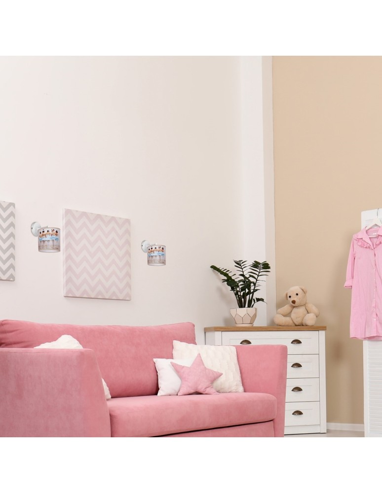 Children's wall lamps - Milagro Wall lamp BALLERINA 1xE27 MLP4310 - product kolory-swiatla.pl 4