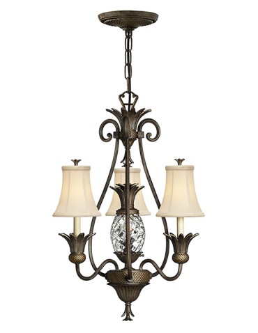 Hinkley PLANTATION 4x60W E14 HK/PLANT3 PZ Pendant.