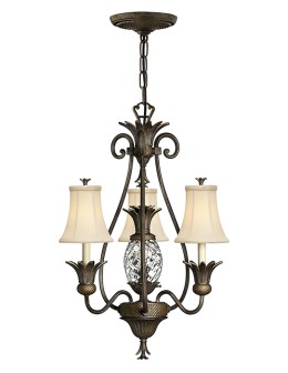 Hinkley PLANTATION 4x60W E14 HK/PLANT3 PZ Pendant.