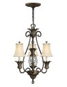 Hinkley PLANTATION 4x60W E14 HK/PLANT3 PZ Pendant.