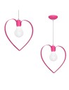 Milagro Lampa wisząca AMORE DARK PINK 1xE27 MLP9956