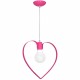 Milagro Lampa wisząca AMORE DARK PINK 1xE27 MLP9956