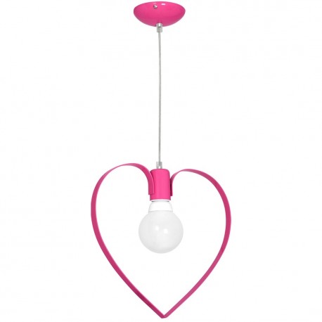 Milagro Lampa wisząca AMORE DARK PINK 1xE27 MLP9956