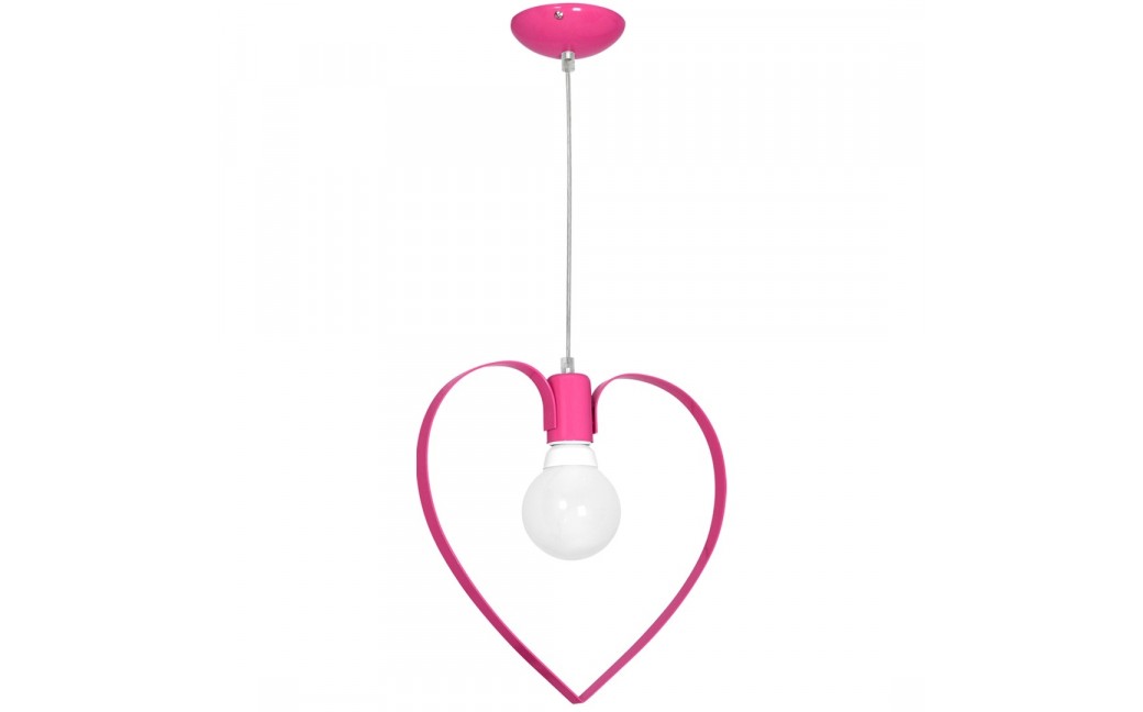 Milagro Lampa wisząca AMORE DARK PINK 1xE27 MLP9956