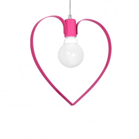 Milagro Lampa wisząca AMORE DARK PINK 1xE27 MLP9956