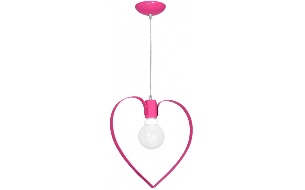 Milagro Lampa wisząca AMORE DARK PINK 1xE27 MLP9956