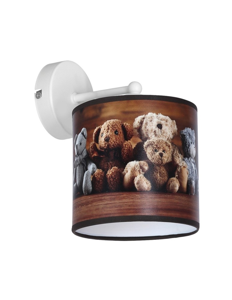 Children's wall lamps - Milagro TEDDY BEAR wall lamp 1xE27 MLP4320 - product kolory-swiatla.pl 1