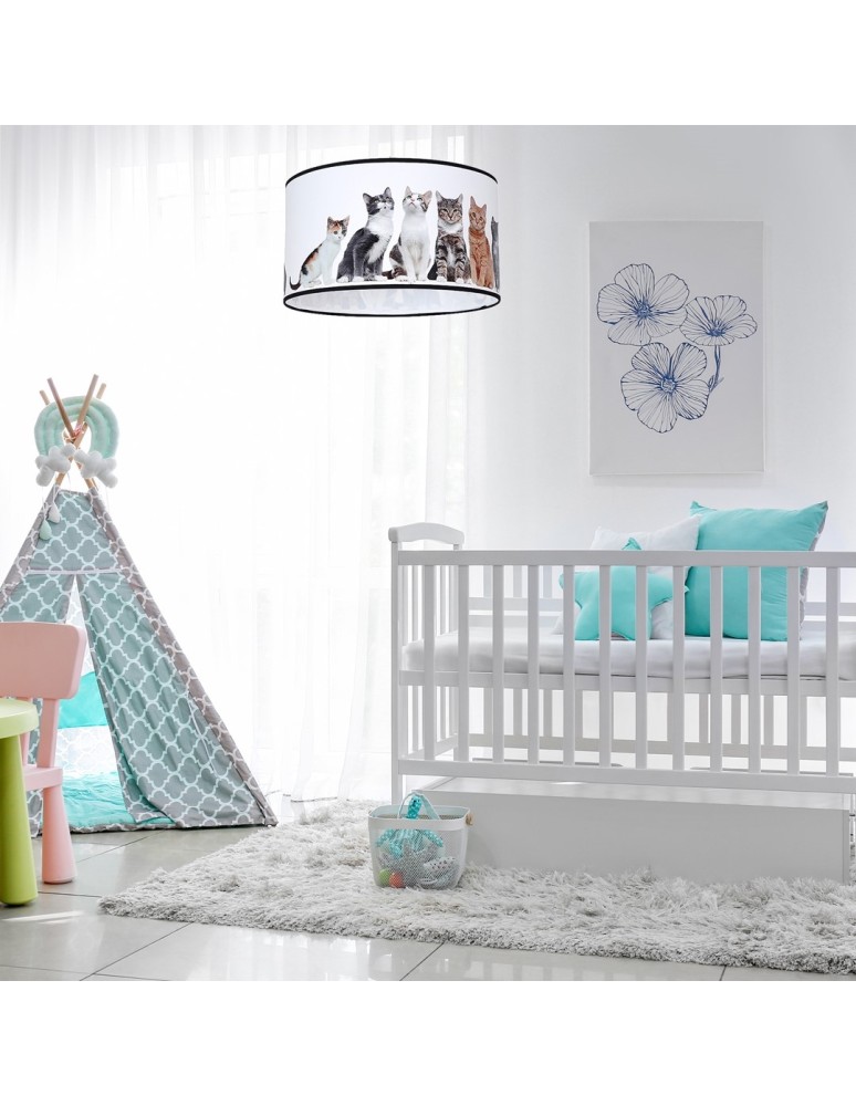 Children's pendant lamps - Milagro CATS Pendant Lamp 1xE27 MLP4281 - product kolory-swiatla.pl 5