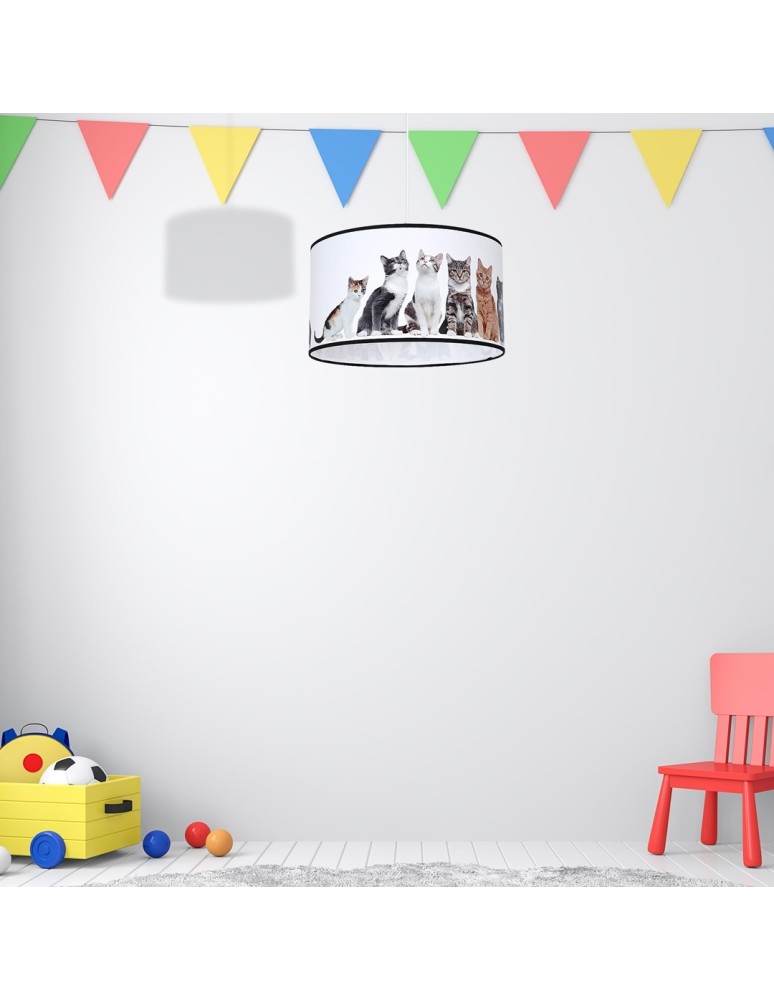 Children's pendant lamps - Milagro CATS Pendant Lamp 1xE27 MLP4281 - product kolory-swiatla.pl 6