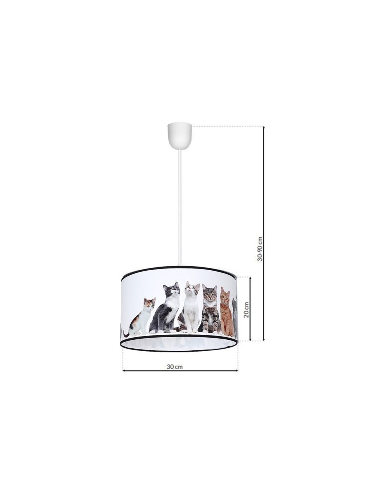 Children's pendant lamps - Milagro CATS Pendant Lamp 1xE27 MLP4281 - product kolory-swiatla.pl 9