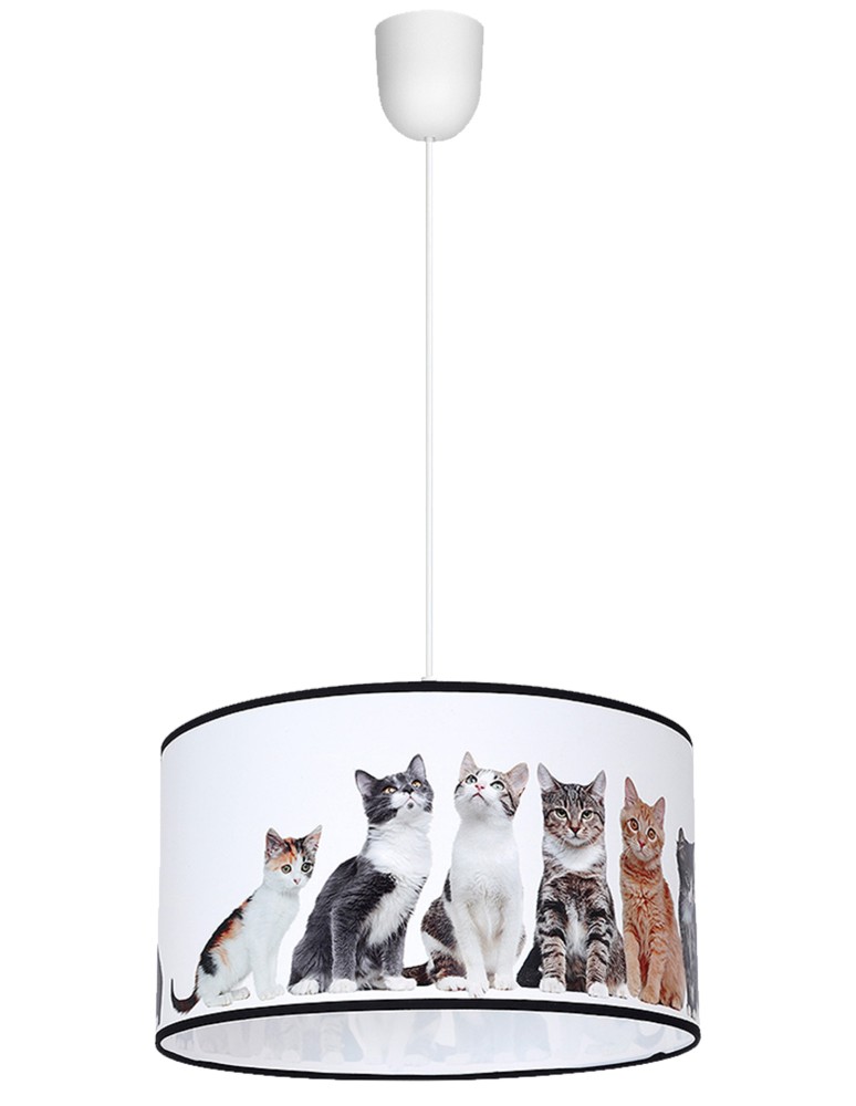 Children's pendant lamps - Milagro CATS Pendant Lamp 1xE27 MLP4281 - product kolory-swiatla.pl 10