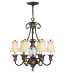 Retro chandeliers - Hinkley PLANTATION 7x60W E14 HK/PLANT7 PZ Pendant. - product 1
