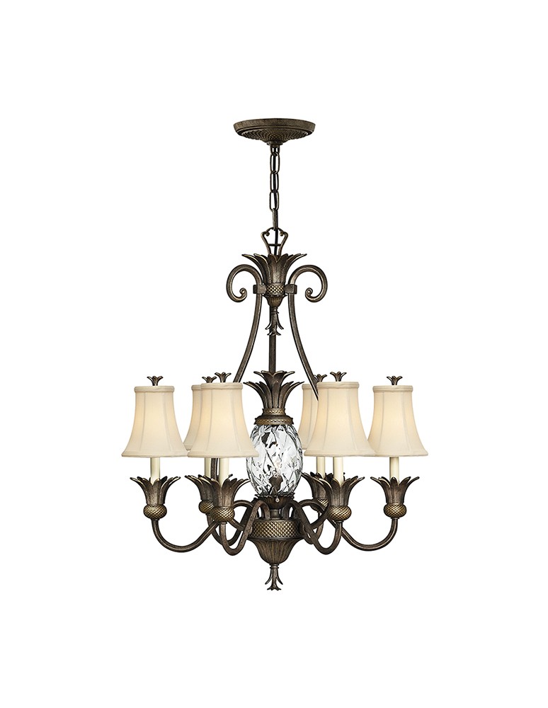 Hinkley PLANTATION 7x60W E14 HK/PLANT7 PZ Pendant.