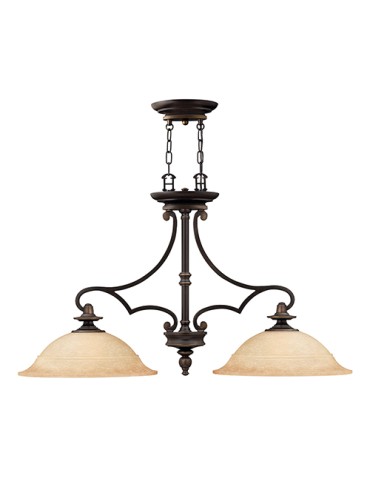 Hinkley PLAYMOUTH 2x60W E27 HK/PLYMOUTH/ISLE Pendant.