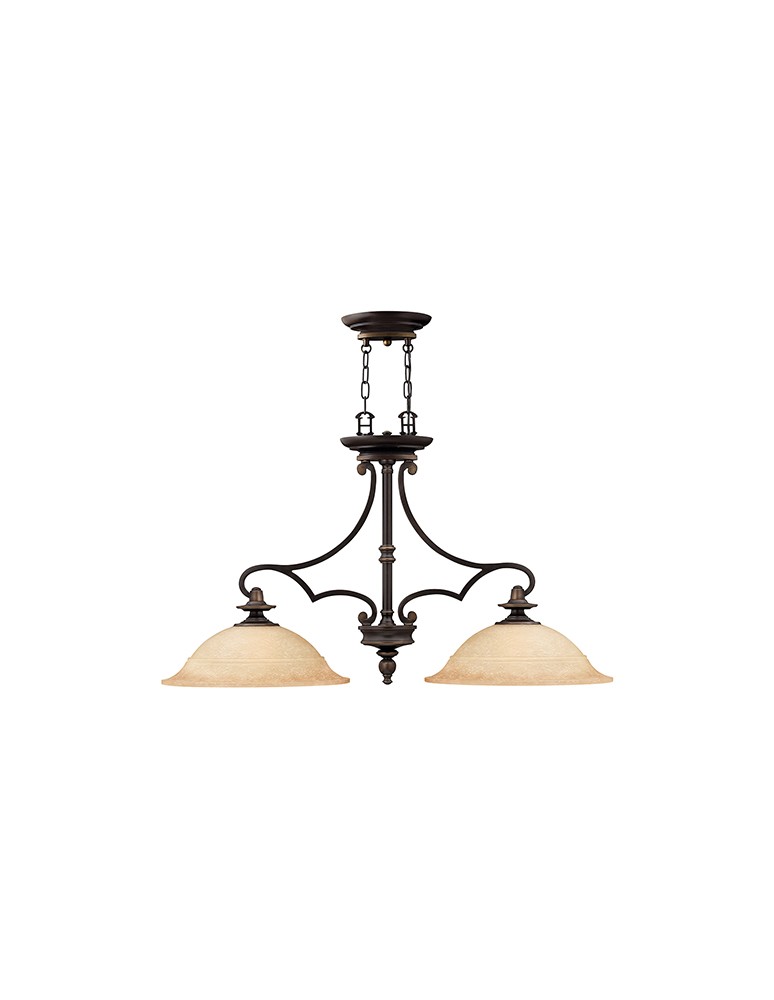 Double pendant lamps - Hinkley PLAYMOUTH 2x60W E27 HK/PLYMOUTH/ISLE Pendant. - product kolory-swiatla.pl 1