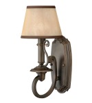 Wall lamps with lampshade - Hinkley PLAYMOUTH 1x60W E14 HK/PLYMOUTH1 Wall lamp. - product 1