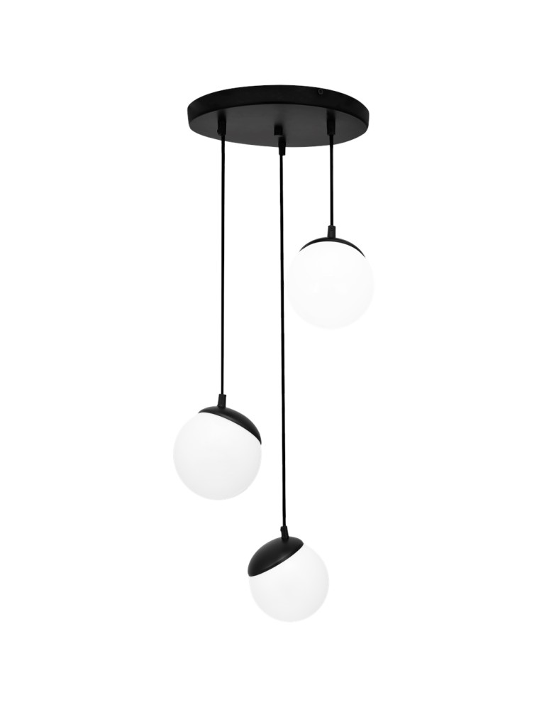 Milagro Lampa wisząca SFERA BLACK 3xE14 MLP8868