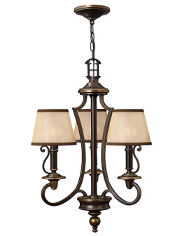 Hinkley PLAYMOUTH 3x60W E14 HK/PLYMOUTH3 Pendant.