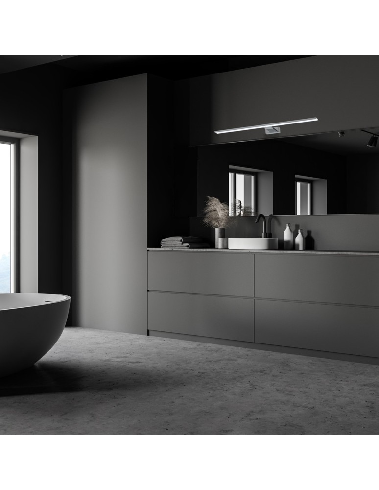 Bathroom wall lamps - Milagro SHINE CHROME 80cm 15W LED wall lamp ML3809 - product kolory-swiatla.pl 4
