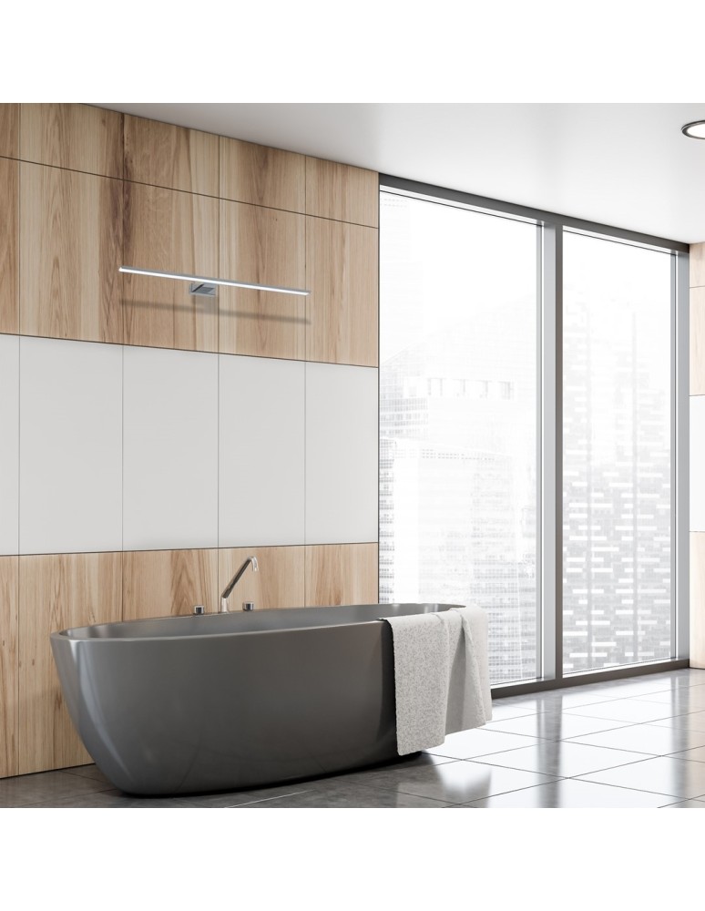 Bathroom wall lamps - Milagro SHINE CHROME 80cm 15W LED wall lamp ML3809 - product kolory-swiatla.pl 5