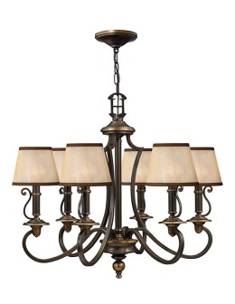 Hinkley PLAYMOUTH 6x60W E14 HK/PLYMOUTH6 Pendant.