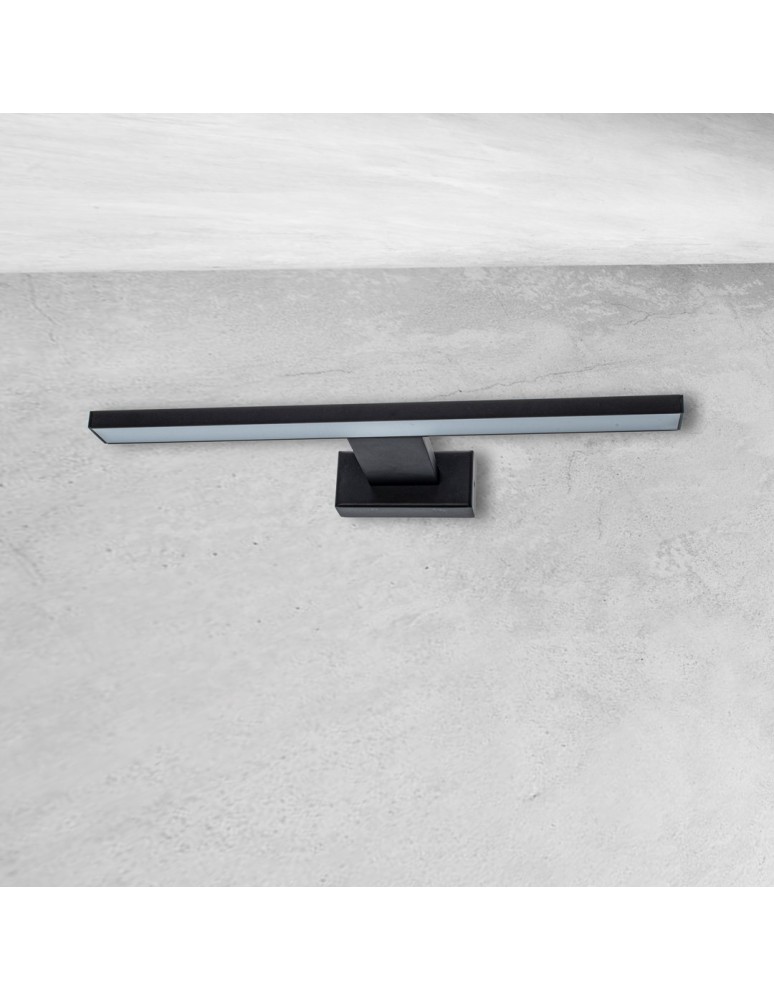 Bathroom wall lamps - Milagro Wall lamp SHINE BLACK 30cm 7W LED ML4378 - product kolory-swiatla.pl 5