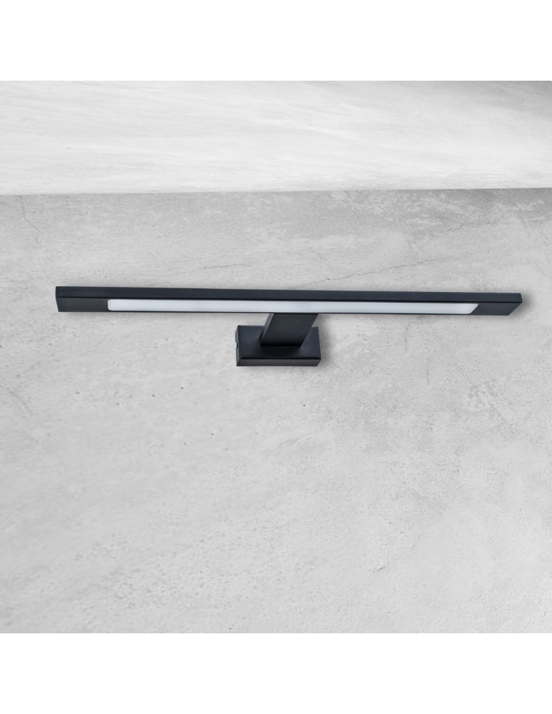 Bathroom wall lamps - Milagro Wall lamp SHINE BLACK 40cm 7W LED ML4379 - product kolory-swiatla.pl 5