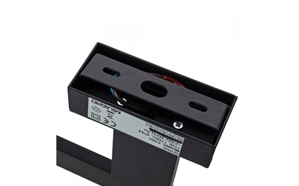Milagro Kinkiet SHINE BLACK 45cm 11W LED ML4380