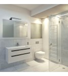 Bathroom wall lamps - Milagro SHINE BLACK 45cm 11W LED wall lamp ML4380 - product 4